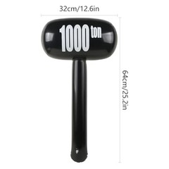 EVERMARKET Giant Inflatable Hammer,Funny Carnival Circus Birthday/Halloween