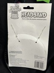 The Big 60th Headband Happy Birthday Celebration