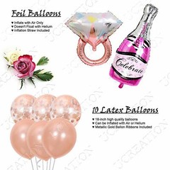 Bachelorette Party Decorations Kit / Bridal Shower Supplies / Photo Backdrop