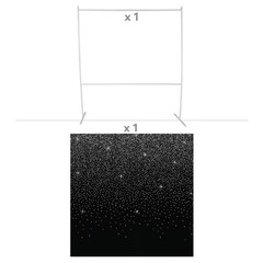 Black & White Backdrop Banner Kit – 2 Pc