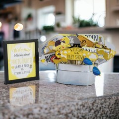 Baby Shower Photo Booth Props – 41-pc Photo Booth Kit with 8 x 10-Inch Sign, …