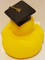 2022 Graduation Rubber Duck With Cap & Tassel Holding Diploma*Yellow*NWT