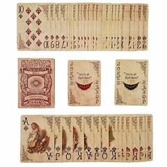Alice Playing Cards Party Props Decoration Theme Full Set Mad Hatter Tea Party