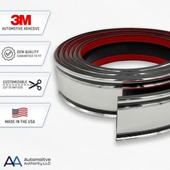 Chrome Side Body Trim Molding Compatible Full Roll – 320″ Chrome 2.25″ (73-88)