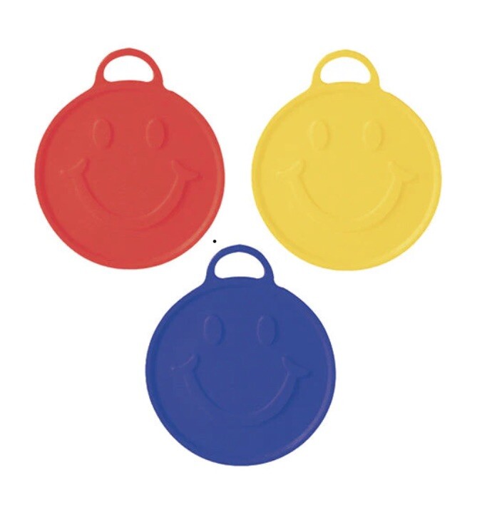Balloon Weights Set Of Ten 80 Grams Each Red Yellow And Blue New In Bag L2