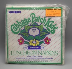 Vintage 80s Cabbage Patch Kids Birthday Party Supplies Decorations Lot Hats 1983