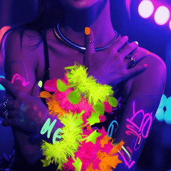 Mega-L 12 Pcs Glow in the Dark Party Bracelet, Glow in the Dark Party Supplies,
