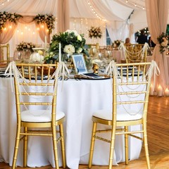 8 Pcs Wedding Pearl Bow Chair Decor Satin Ribbon Bows with Pearl Beaded Strin…