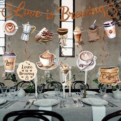 Love is Brewing Bridal Shower Decorations Love is Brewing Banner Garland Hang…