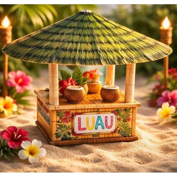 Luau Centerpiece, Hawaiian, Theme Party, Party Decorations, Summer