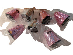 24 Piece Halloween Disco Ghost Ornaments Party Decor Pink Silver Color New