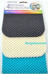 Placemat Non Slip Lineer Coaster Multipurpose Grip Mat Coffee Table 14x14cm