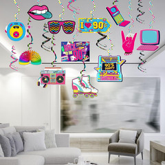 90s Theme Party Decorations Throwback 90’s Party Colorful 1990s Hip Hop Birthday
