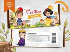 Snow White DIGITAL Birthday Bundle, Princess Party Bundle, Party Pack- YOU PRINT