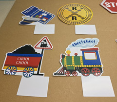 Train Themed Party Decorations 9 Pcs Honeycomb Centerpieces Table Toppers