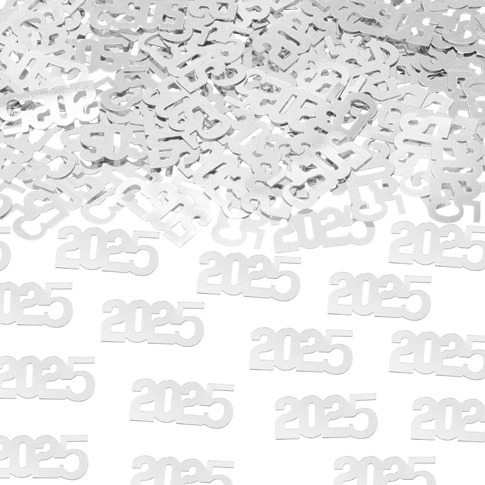 200Pcs 2025 Confetti New Year Table Decor Glitter Confetti Christmas Confetti fo
