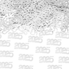 200Pcs 2025 Confetti New Year Table Decor Glitter Confetti Christmas Confetti fo
