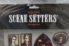 Scene Setters Gothic Mansion Portraits Halloween Hallway Decorations Prop Kit