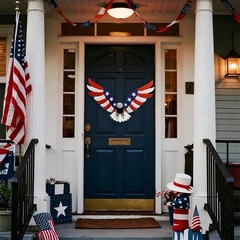 Rust-Proof Eagle Decoration – Stunning 4th of July Centerpiece for Home & Garden
