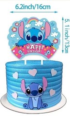103PCS Stitch Party Supplies, Birthday Decorations Set Include Banner, Balloons,