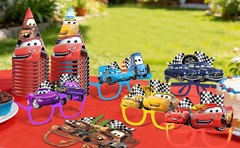 Cars Party Decoration Lightning Mcqueen Party Favours Kids Birthday Hat Blow Out