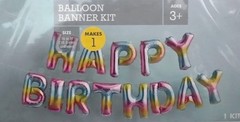 Spritz™ «Happy Birthday» Balloon pastel Banner Kit. New Never Opened