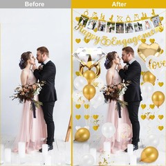 KATBUU Engagement Party Decorations – Gold