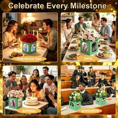 16 Pcs Graduation Centerpieces Table Decor – Photo Display Frames for Class of 2