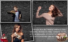 7x5FT Black Brick Wall Photography Backdrop Vintage Theme Stone Brick Design