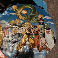 Dragonball Z birthday party decoration, balloons, cake topper, banner