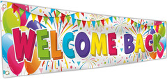Welcome Back Banner – Welcome Home Decorations 6 X 1.3Ft – We Missed You Banner