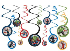 Marvel Powers Unite Swirl Decorations- MARVEL AVENGERS – Swirl Decoration Supply