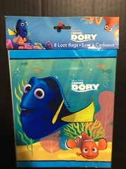 Disney Pixar Finding Dory 8 Loot Goody Treat Bags 9” X 7.5” New