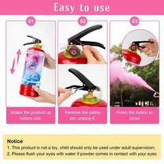Giant Gender Reveal Fire Extinguisher 2 Packs, Gender Reveal Ideas, Baby Girl…