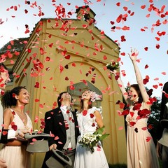 600 PCS Red Glitter Heart Confetti Valentines Day Wedding Table Decoration
