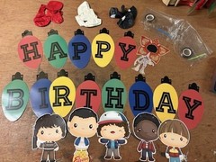 Stranger Things «Happy Birthday» Pack inc balloons – NEW