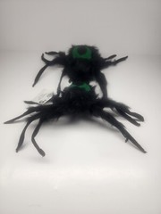 Halloween Spider Table Top Decor Plush Spooky Scary Fun Bendable Limbs 3 Pack