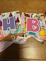 princess peach party decorations Cake Topper, Balloons, Birthday Sign