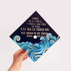 Sublimation Blank Custom Photo Plate Memorial Grad Cap Design,Cap Topper Decorat