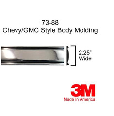 160″ Chrome Side Body Trim Molding for 1973-1987 Chevy GMC C K V Pickup Trucks