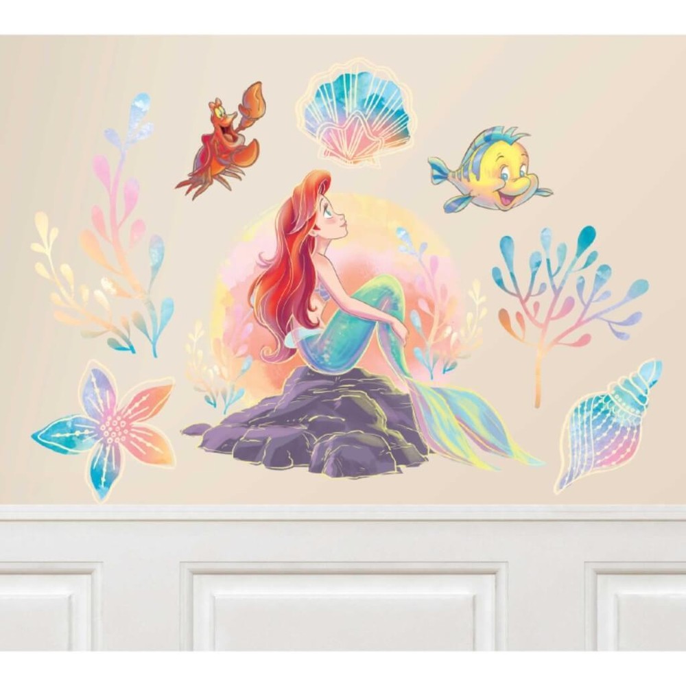 The Little Mermaid Wall Decorating Kit 8pk