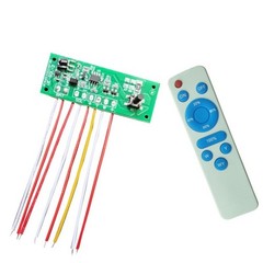 Solar Garden bright Circuit Board with Remote Control for Dual White Yellow LEDs
