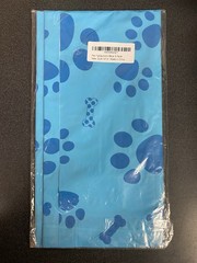 Pet Paw Bone Table Cloth 3 Pack Light Blue & Blue Party Supply New