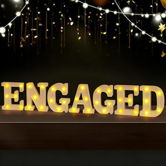 Engagement Party Decorations Wedding Decorations, 7Pcs Engagements Party Decor E