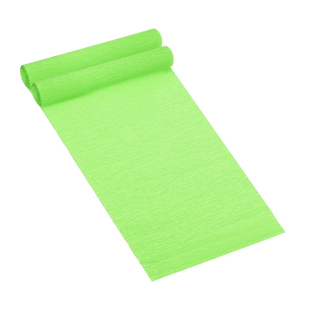 8.2ft Crepe Paper Roll, 2 Rolls 10″ Width Paper Streamer Sheet, Fruit Green