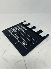 Hollywood Clapboard Clapper Clap Board Movie Director’s Prop Chalkboard – NEW