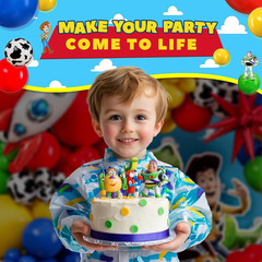ALL-IN-1 Toy Theme Balloons Arch Kit for It’S a Boy Story Baby Shower Decoration