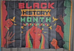 Black History Month Backdrop African American Heritage Wall Art 58in. x 40in.