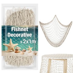 1PC Fish Net Decorative – Fish Net Decorations Decorative Netting Nautical Fi…