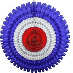 21″ Tissue Paper Party Fans (3-pack) by Devra Party